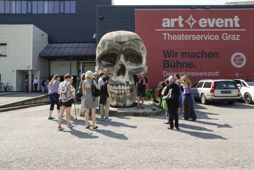 Kulturtransfair, 13. Juni 2017: Besuch der Dekorationswerkstatt von Art & Event
