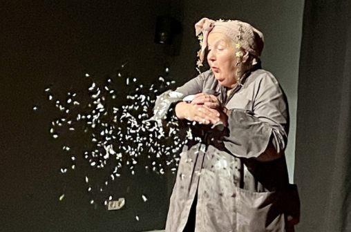 Kulturvermittlung mit culture unlimited I Österreichpremiere: D’Ärdgeiss I Figurentheater mit Margrit Gysin im Kultum Graz